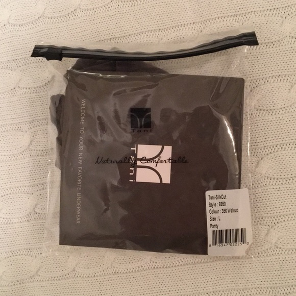 Tani BRAND NEW silk cut panty in walnut -size L - Picture 3 of 5